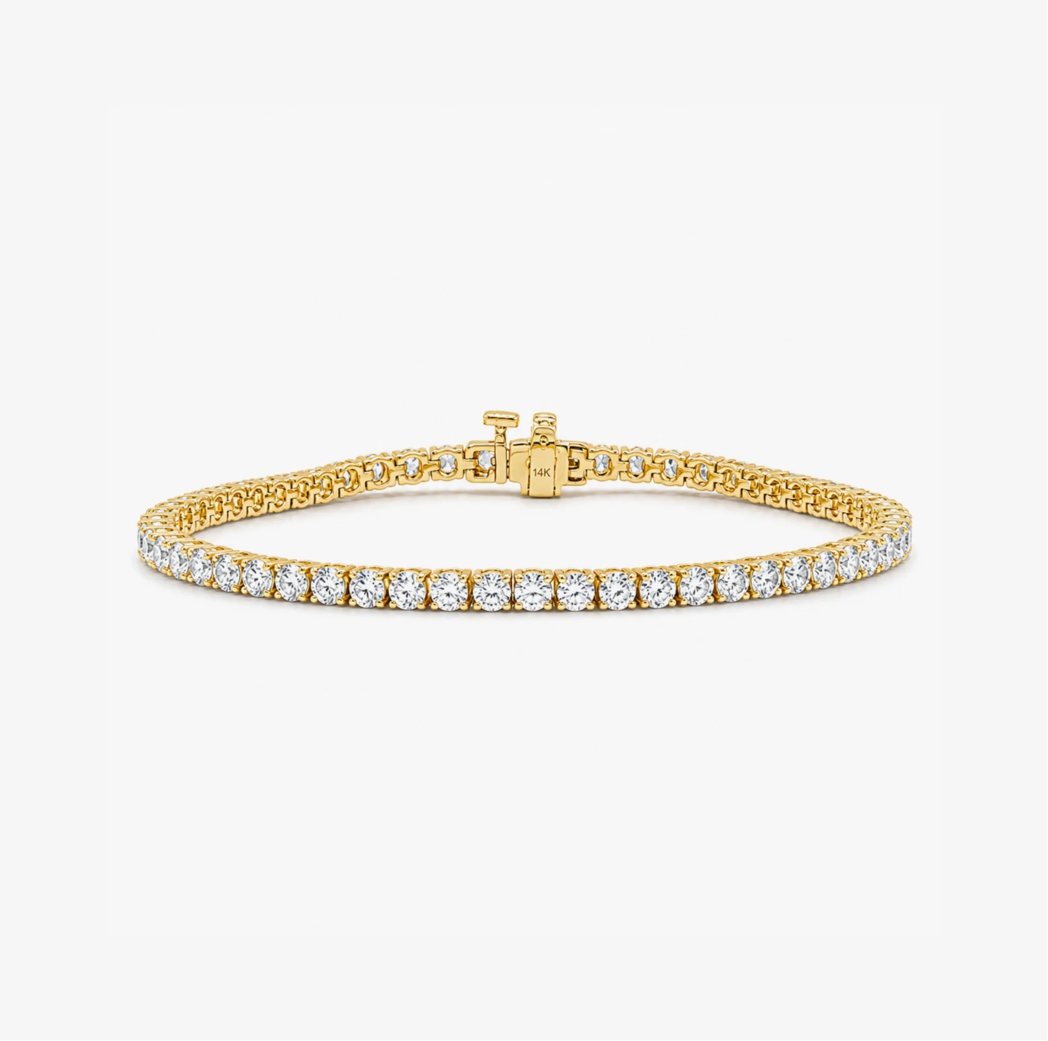 14K Gold Lab Grown Diamond Tennis Bracelet-4.00 ct product image