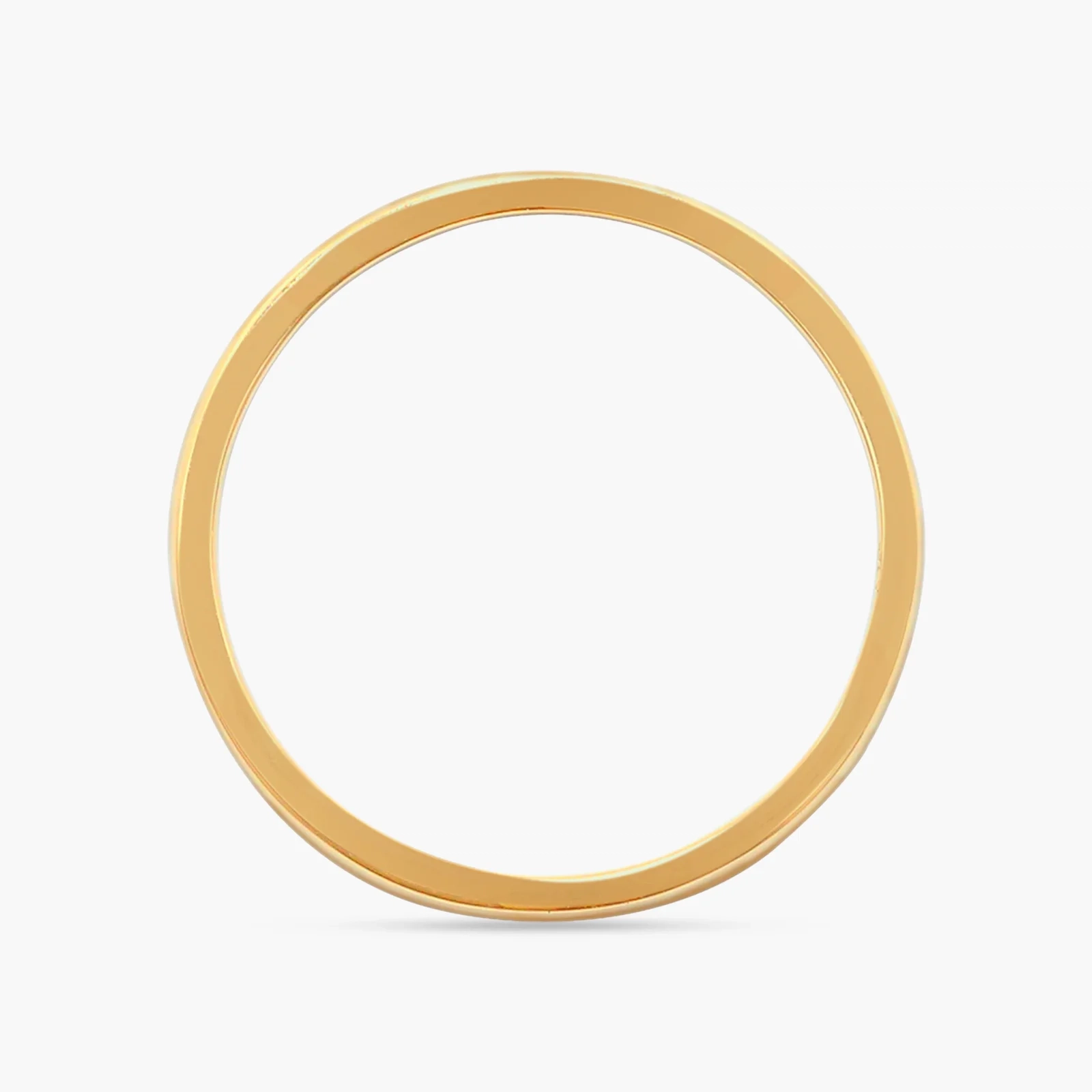 14 KT gold Slim Signet Ring thumbnail 4