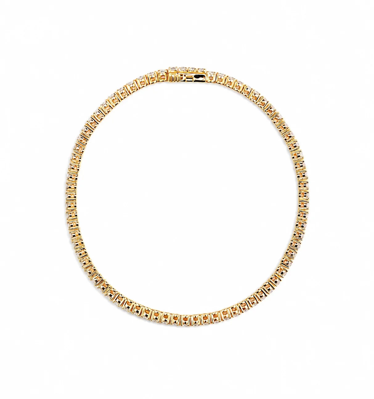 14K Gold Lab Grown Diamond Tennis Bracelet- 2.00 ct thumbnail 6