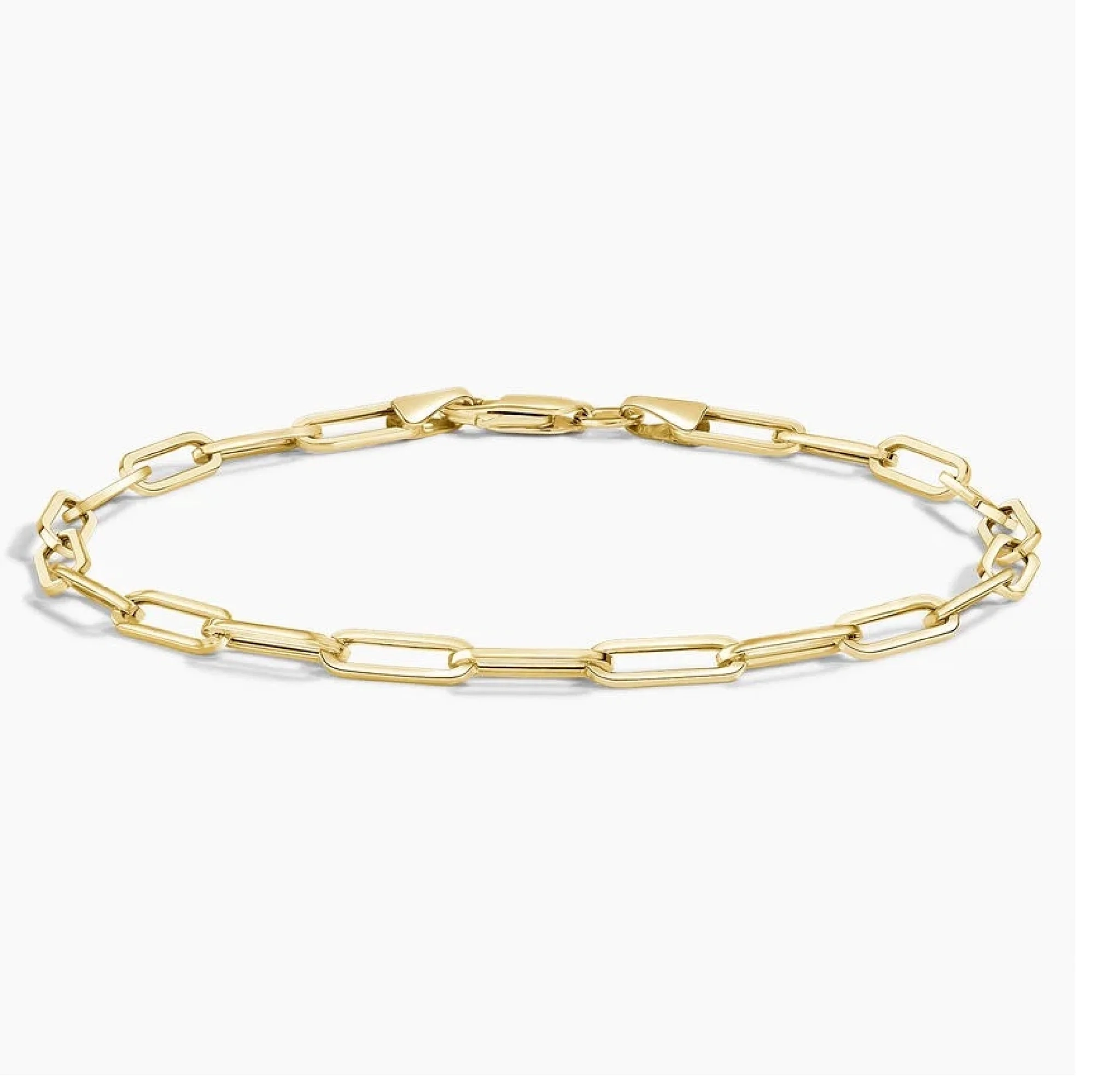 14 KT gold Paperclip bracelet product image