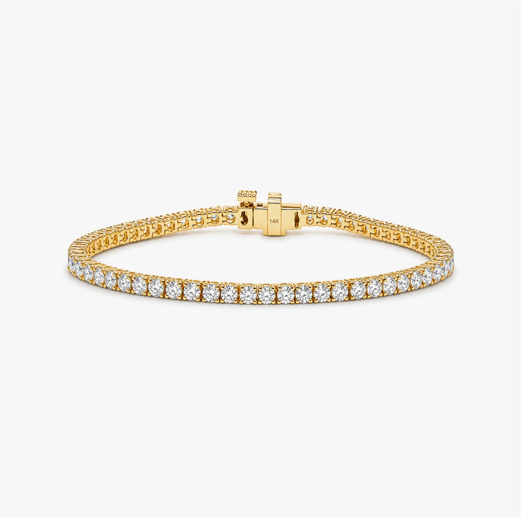 14K Gold Lab Grown Diamond Tennis Bracelet- 2.00 ct product image