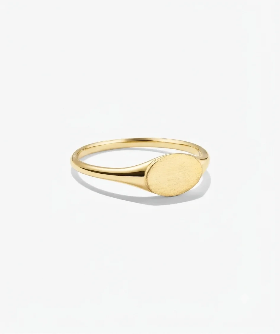 14 KT gold Signet Ring product image 1